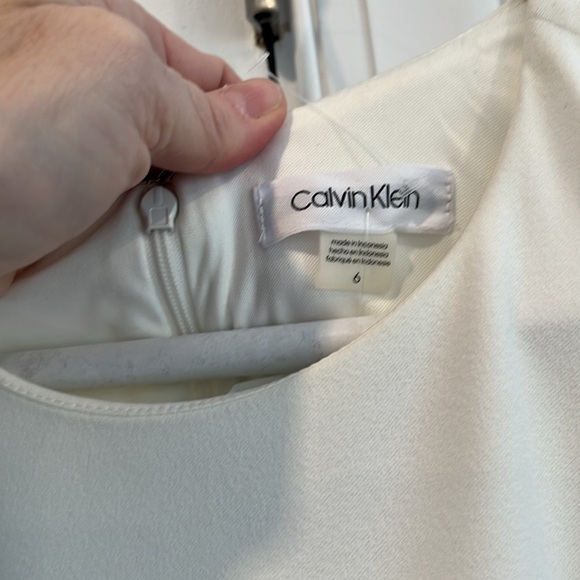 NWT Calvin Klein White Dress - Picture 2 of 5